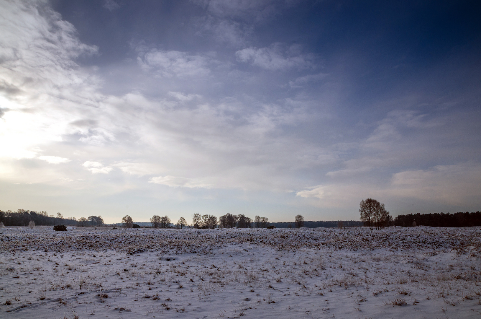 Pestruper Gräberfeld im Schnee