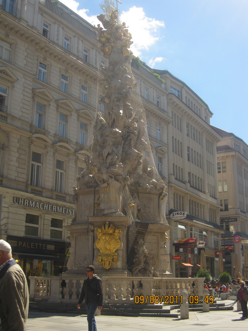 Pestsäule am Graben