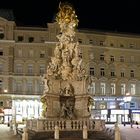 Pestsäule bei Nacht