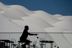 Pétanque à la neige