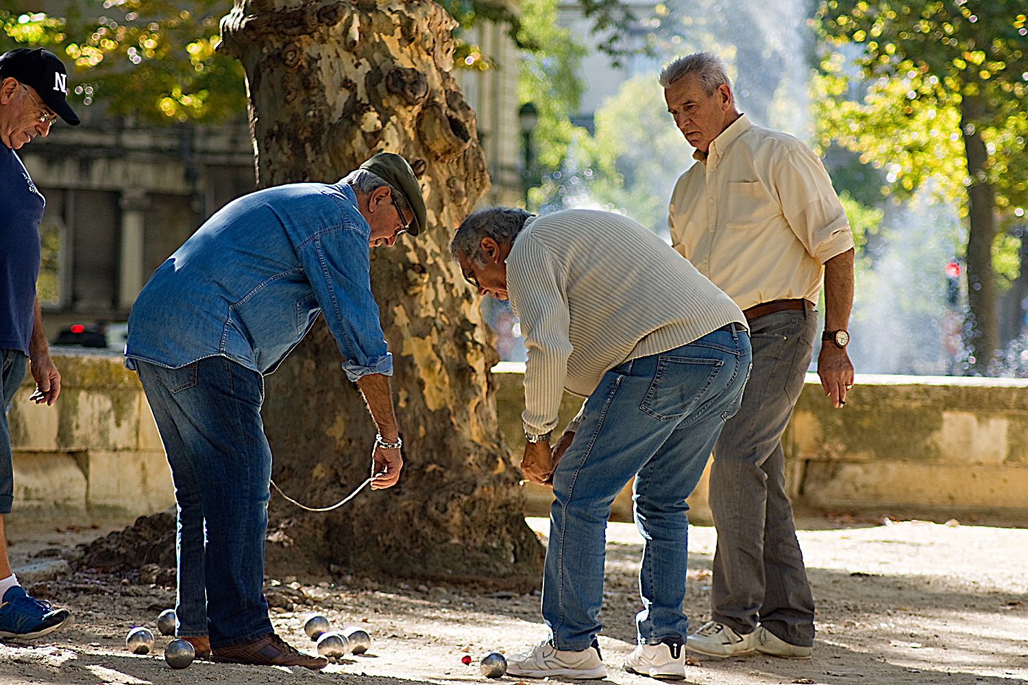 Petanque in Nîmes