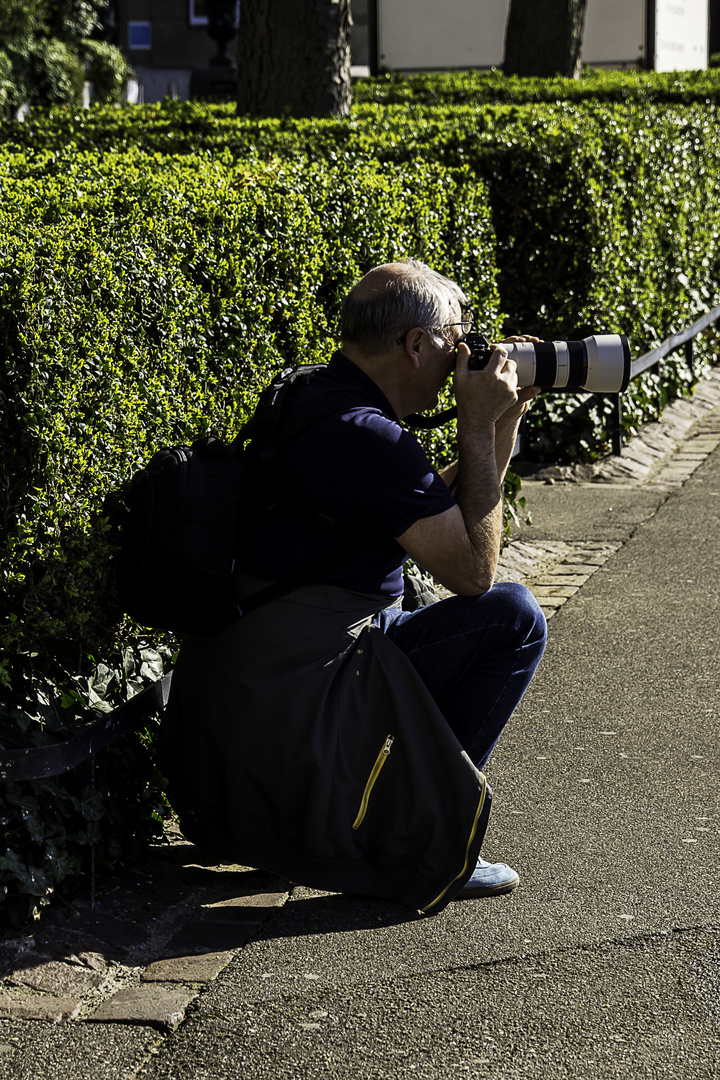 Peter bei der Arbeit