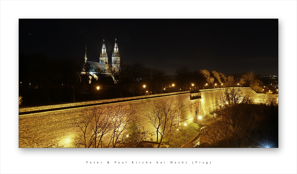 Peter & Paul Kirche bei Nacht (Vysehrad)