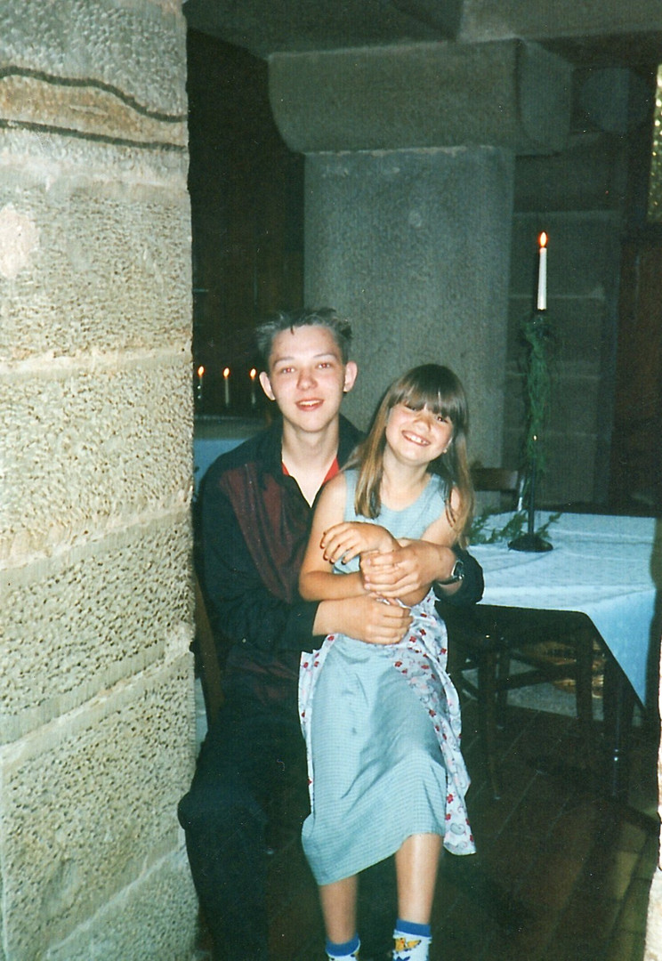 Peter und meine Schwester Stephanie