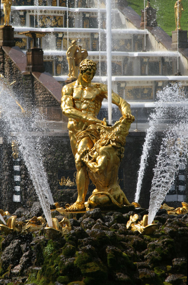 Peterhof Fontäne