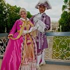 Peterhof - Historisch gekleidetes Paar