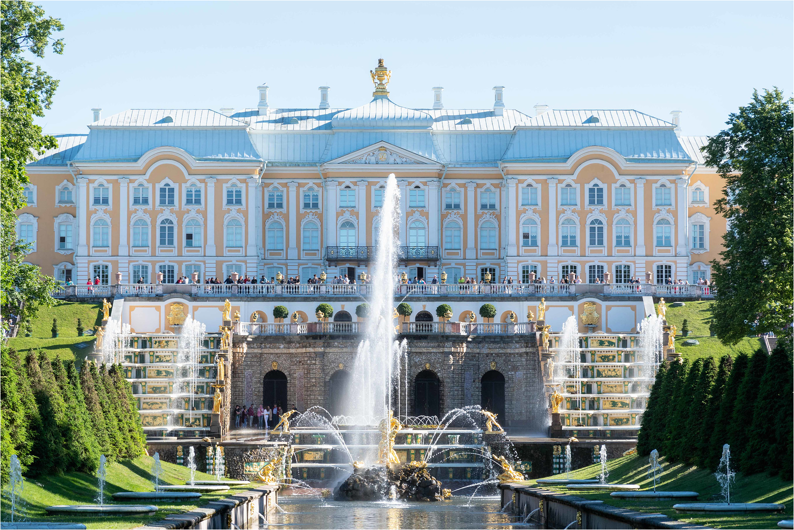 Peterhof in St. Petersburg 24.Juni 2019