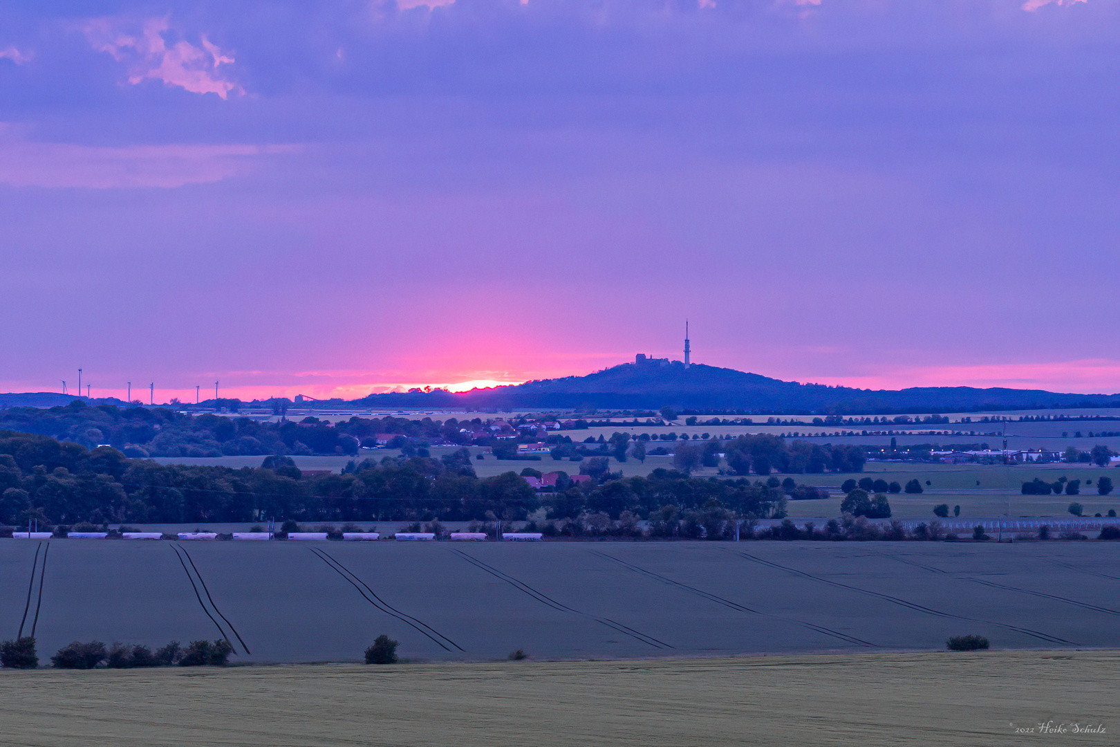 Petersberger Sonnenuntergang