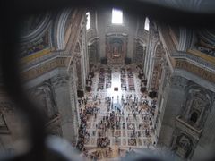 Petersdom - aus der Perspektive der Kuppel