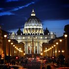 Petersdom bei Nacht / San Pietro di notte