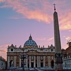 Petersdom im Sonnenuntergang