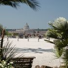 Petersdom, von der Villa Borghese aus gesehen