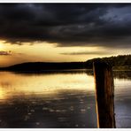 Petersdorfer See bei Regen