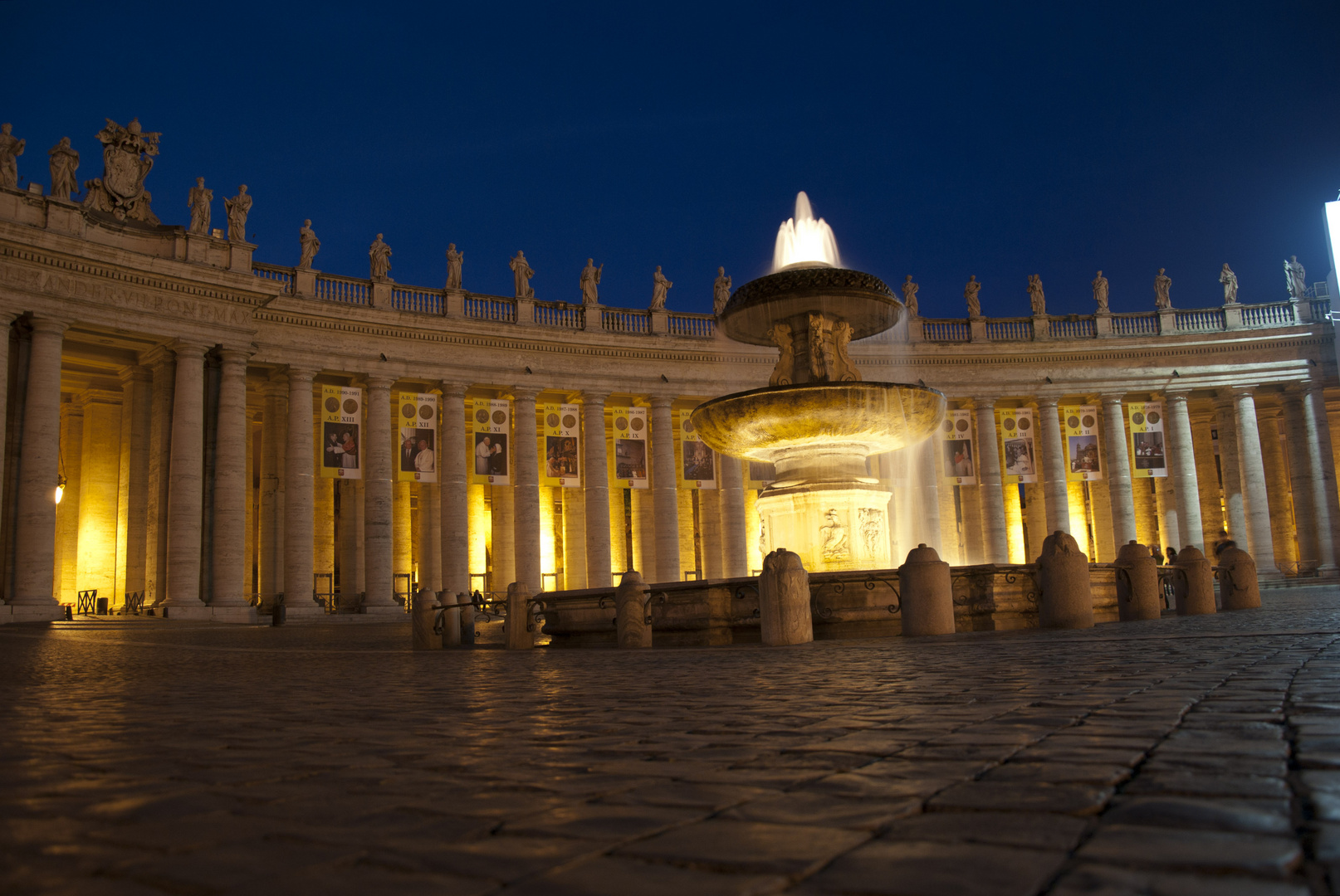 Petersplatz am Abend