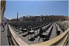 Petersplatz - durch das FischAuge des Betrachters - Roma - (23/2011)