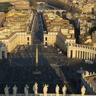 Petersplatz im Sonnenlicht der Abendsonne