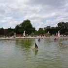 Petit bassin du Jardin des Tuileries à Paris (75)