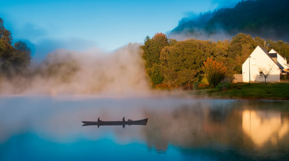 Petit matin sur la rivière