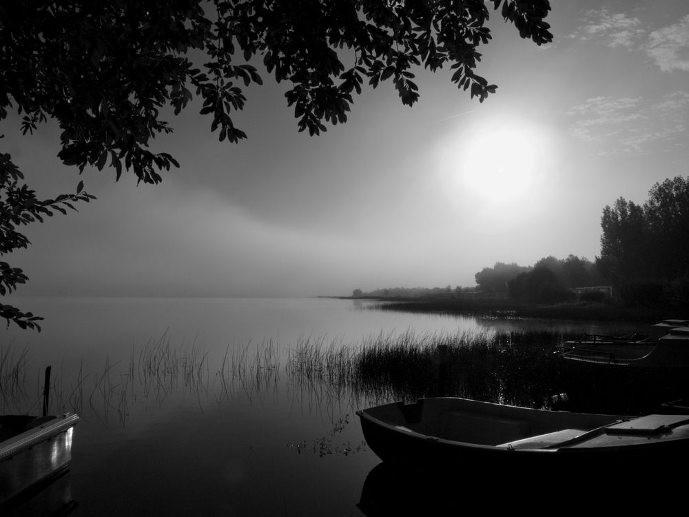 Petit matin sur le lac d‘Aureilhan – Mimizan