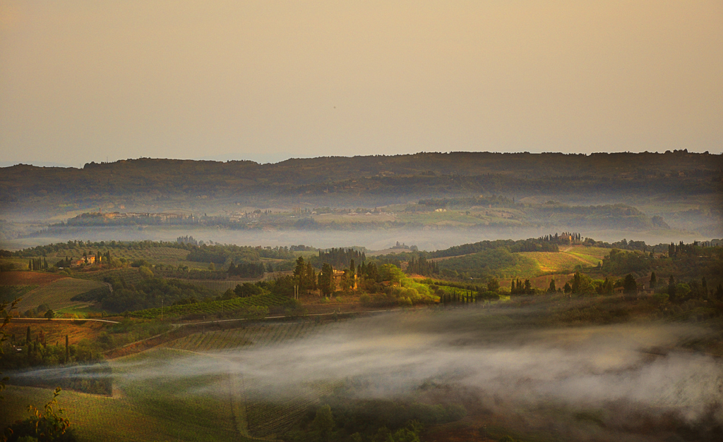 Petit matin toscan