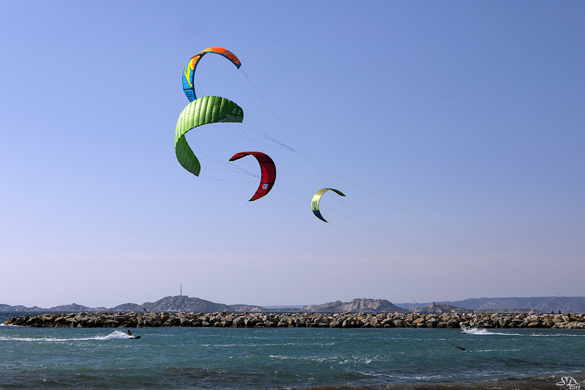 Petit mistral en Méditerranée 