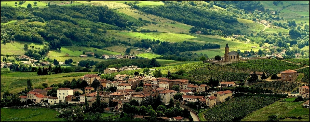 Petit village dans le Beaujolais