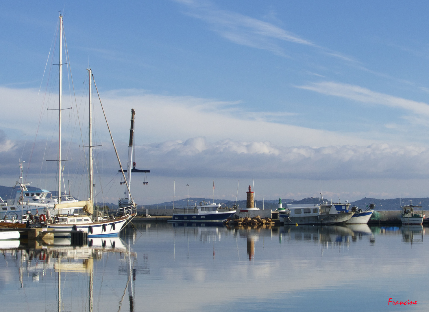 Petite balade au port de plaisance de Porto-Vecchio ce matin ...