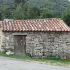 Petite bergerie sur la route de Bastelicaccio en Corse .