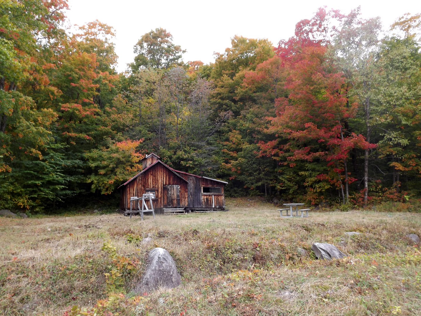 Petite cabane au Mont Ste Anne