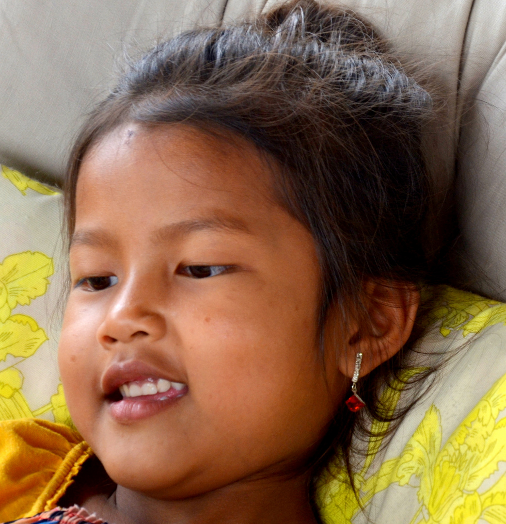 Petite fille cambodgienne