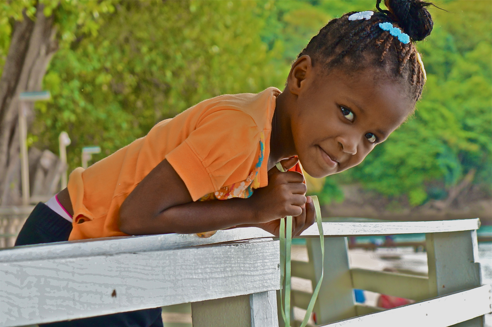 Petite fille de Sainte Lucie