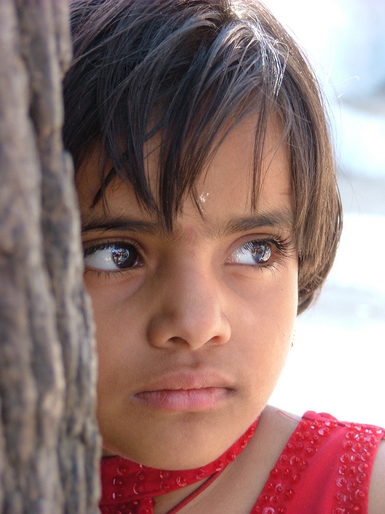 petite fille du rajasthan