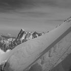 petite grimpe sur le Mont Blanc