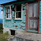 Petite Martinique, Grenada: Verfallende alte Holzhäuser 2008 (1)