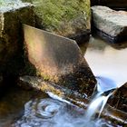 Petite retenue d'eau en contrebas du las du Forlet en Alsace