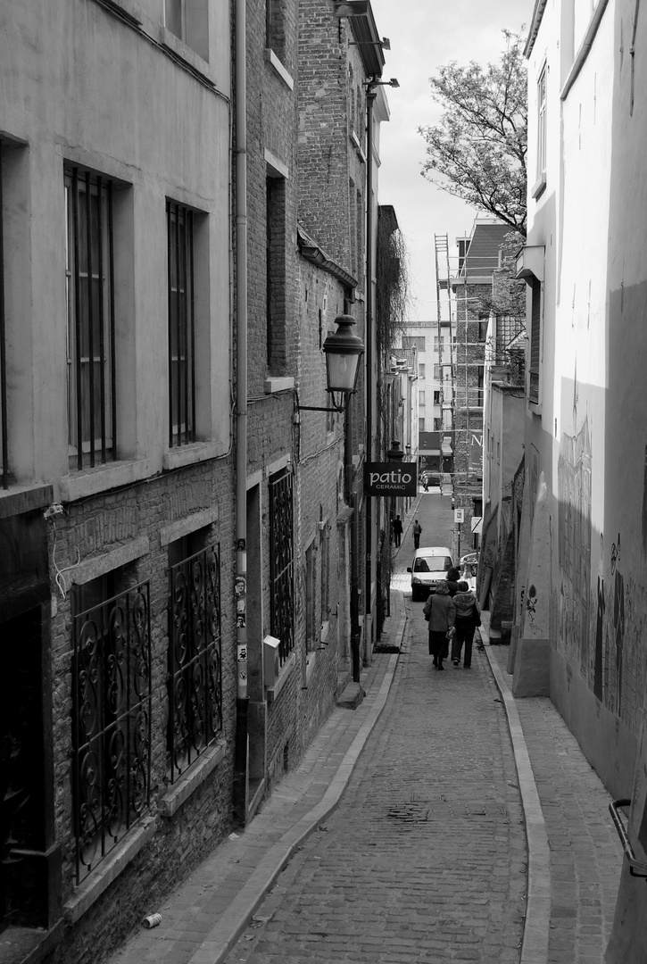 Petite rue près des marolles Bruxelles