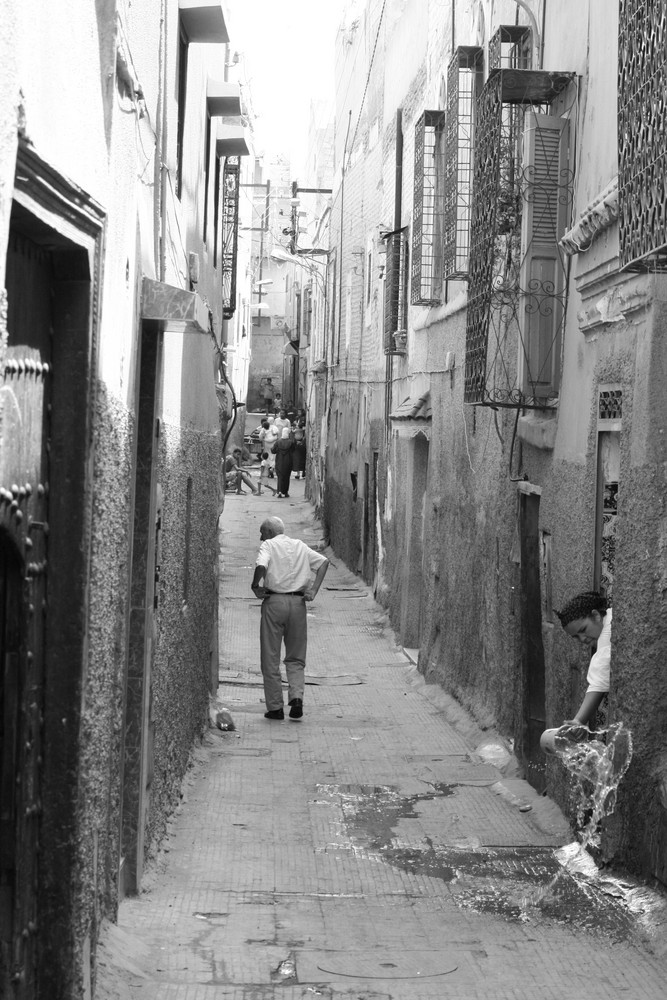 petite ruelle dans marrakech