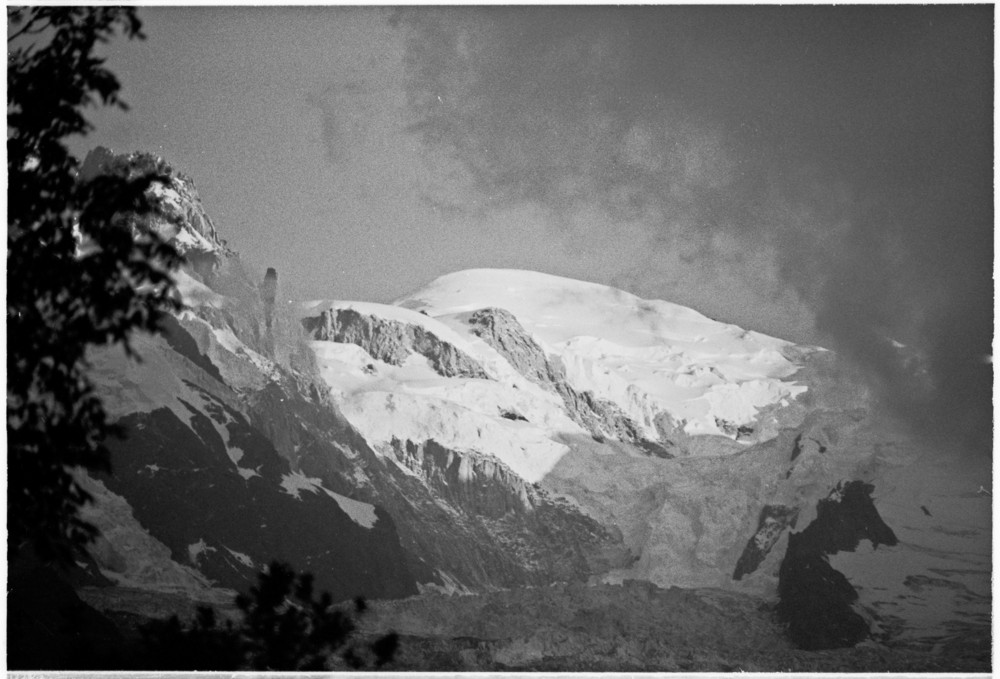 Petite vue du Mont-Blanc