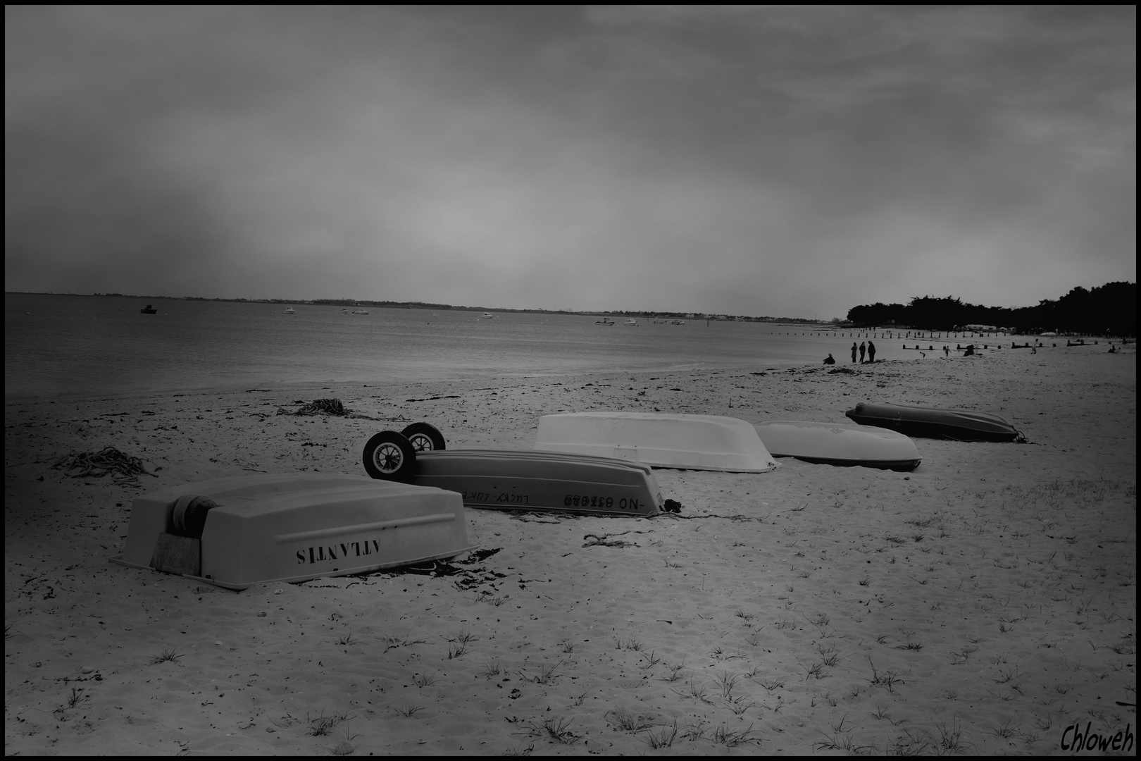 Petites barques sur le sable...