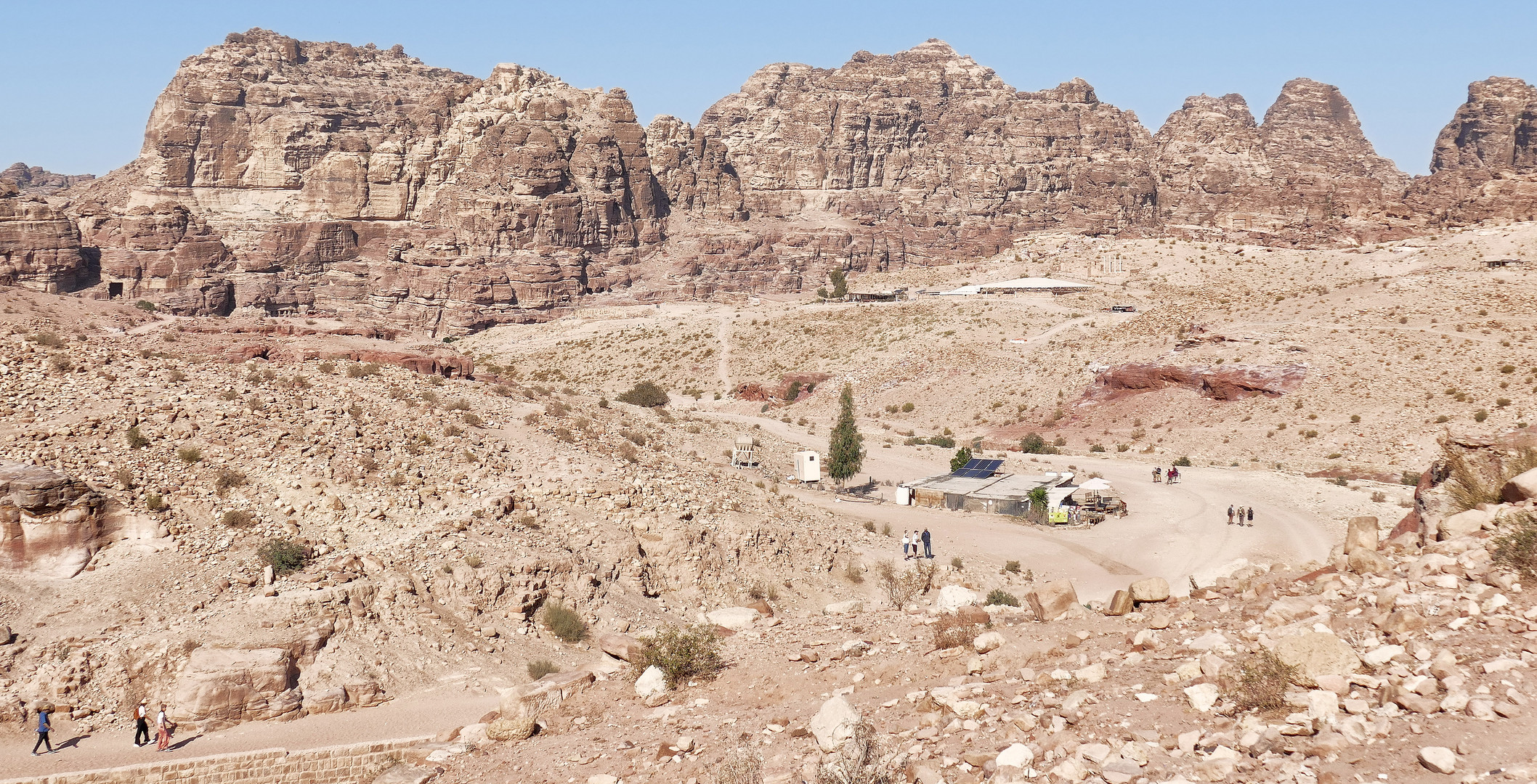 Petra - Blick auf das Zentrum