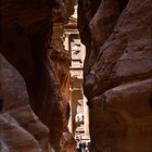 Petra - Blick durch die Schlucht