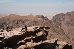 Petra: Blick über das Jordantal