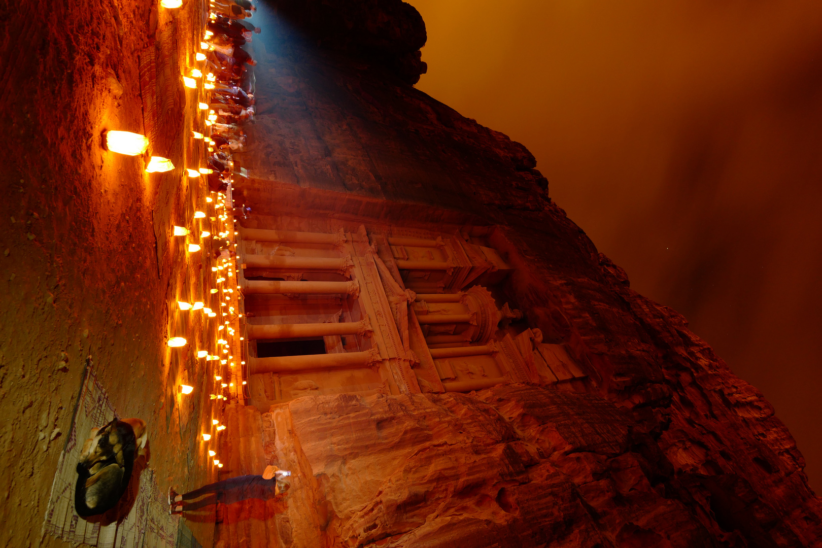 Petra by Night Schatzhaus Jordanien