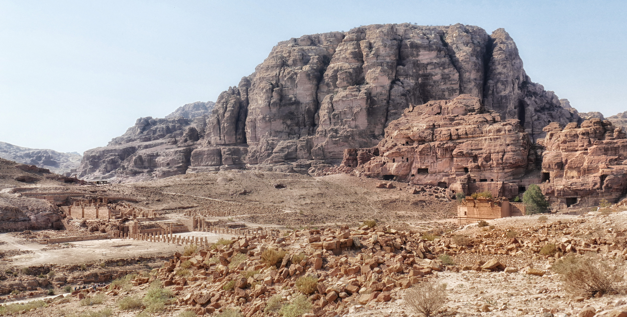Petra Great Temple und Umm al-Biyara