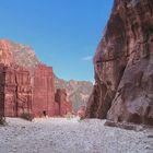 Petra  --  Rue des façades et tombeaux des rois 