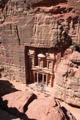 Petra: Treasury von oben
