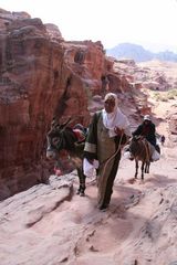 Petra (Wadi Musa) - auf dem Weg zur Arbeit