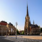 Petrikirche und Opernhaus