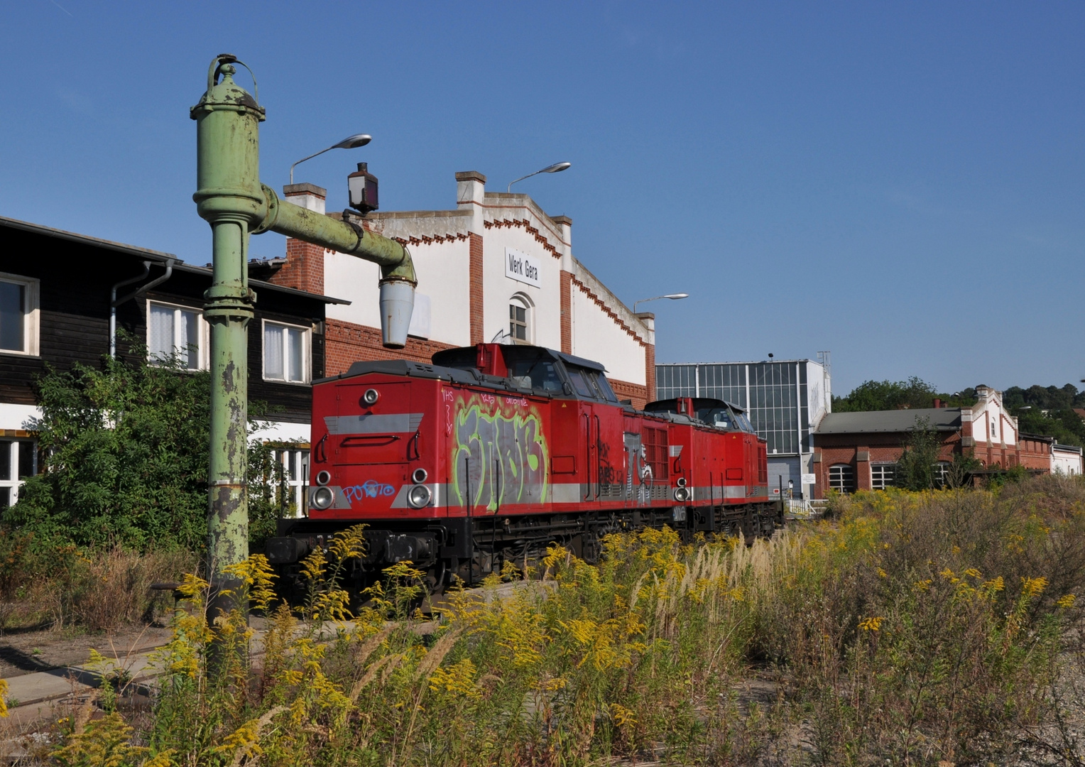 Petroleum P8 beim Wasser fassen