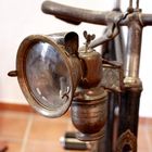 Petroleumlampe am Fahrrad um 1900